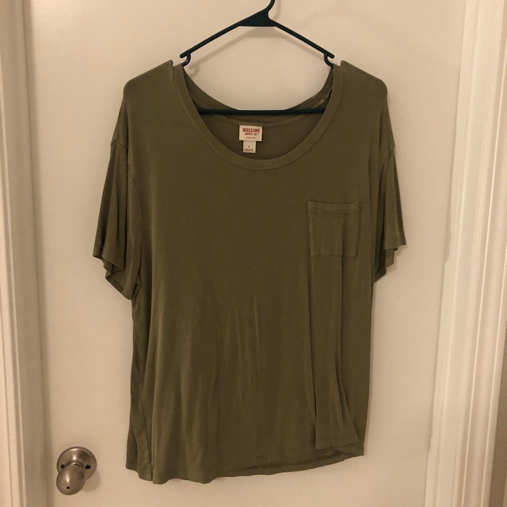 Olive green Mossimo short sleeve. Very comfortable